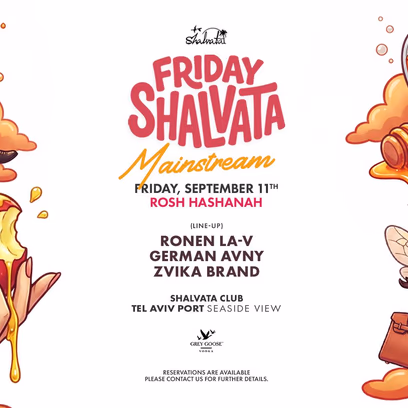 Friday Shalvata Mainstream: Rosh Hashana 11.09