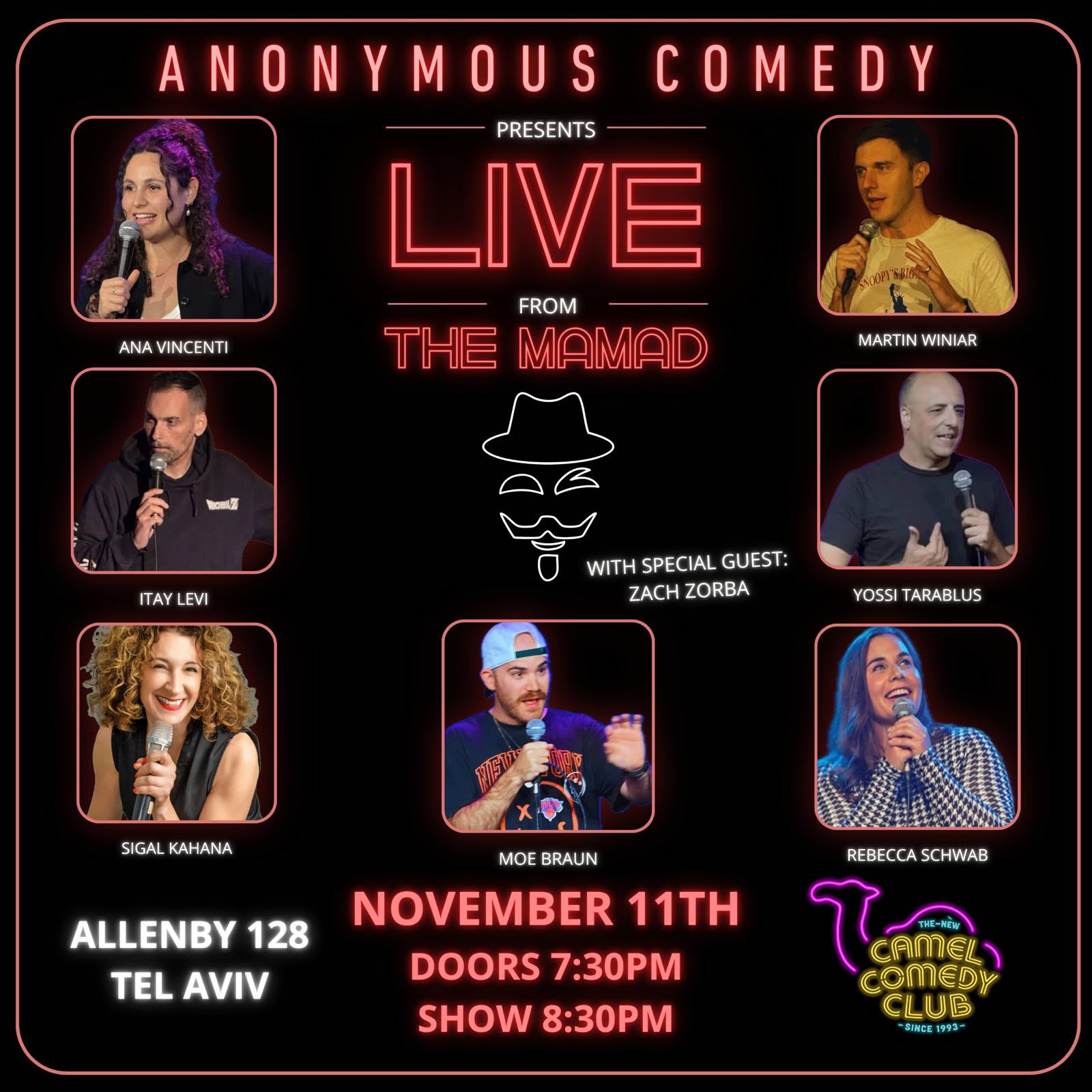 Anonymous Comedy — Live from the Mamad