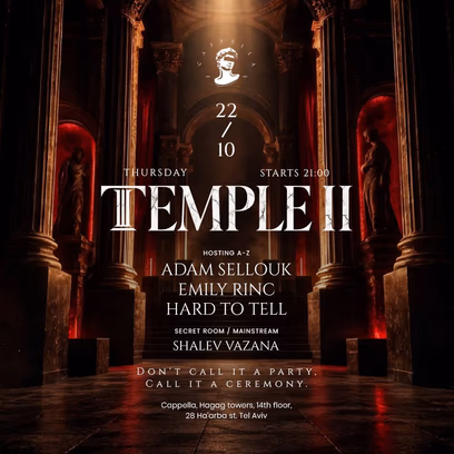 Thursday Temple | Cappella 22.10