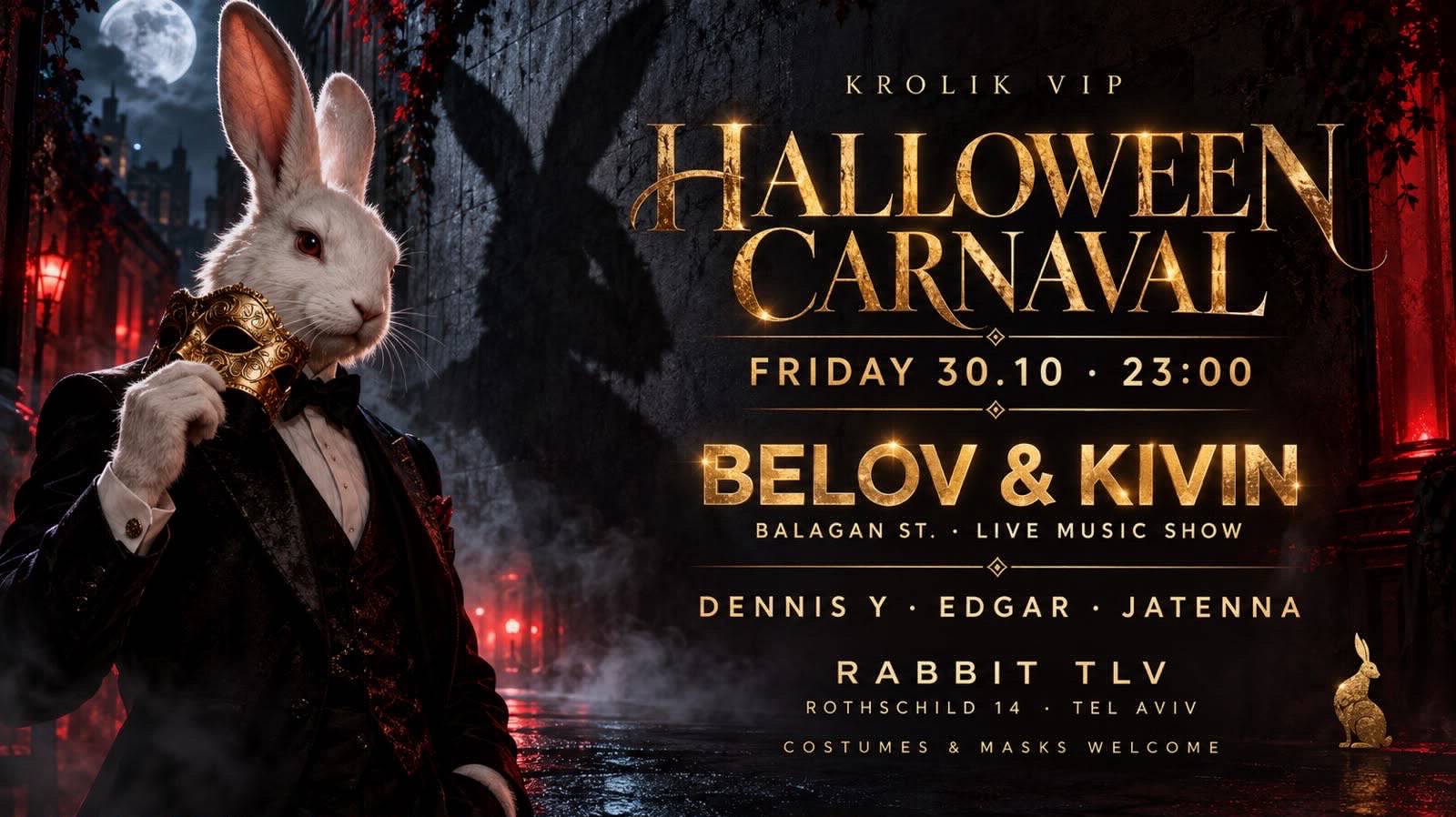 Krolik VIP Events 🐇halloween Night | Friday, October 30
