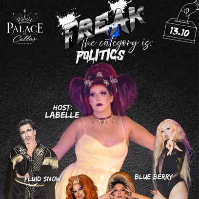 Freak — Category is Politics! 13/10/2026