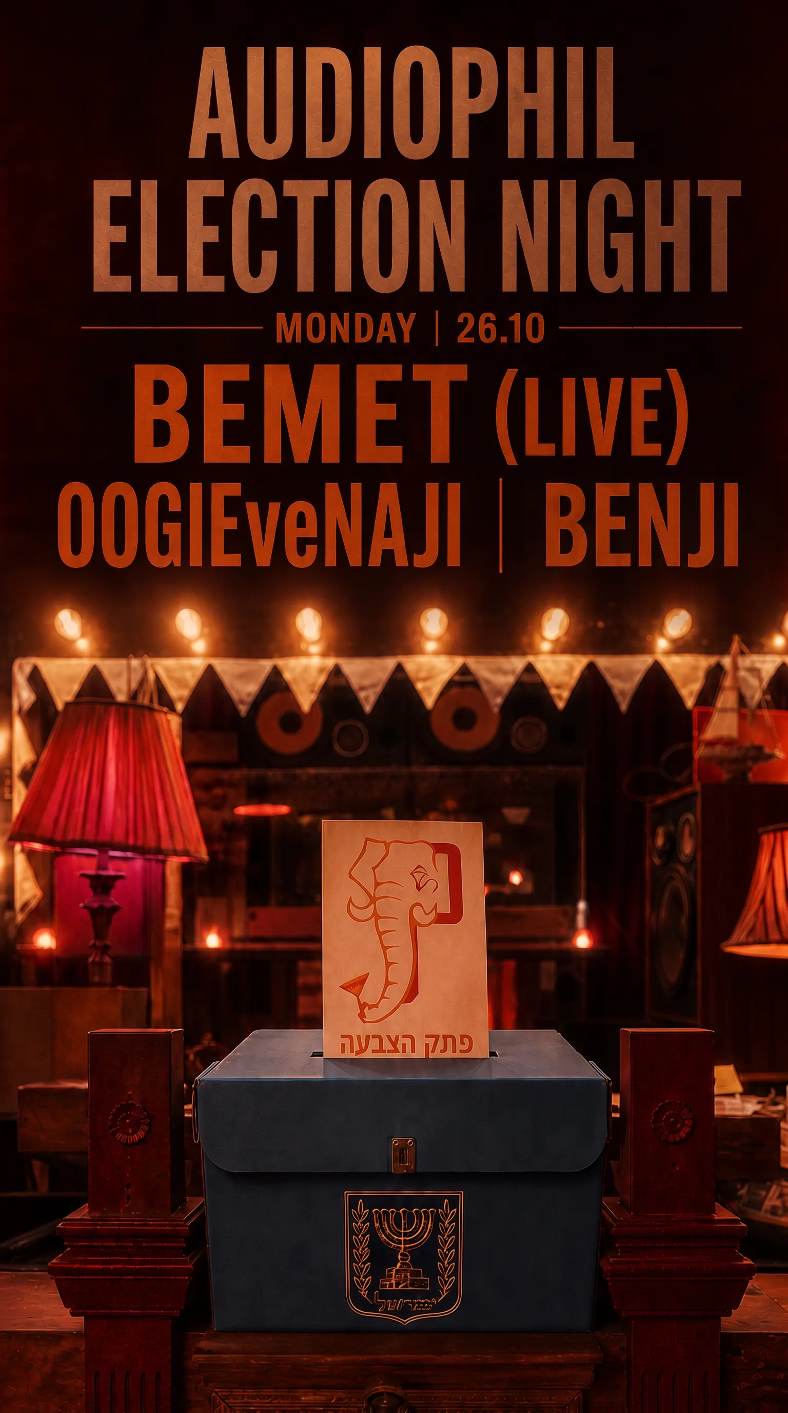 Audiophil Election Party | Bemet (Live) | OOGIEveNAJI | Benji