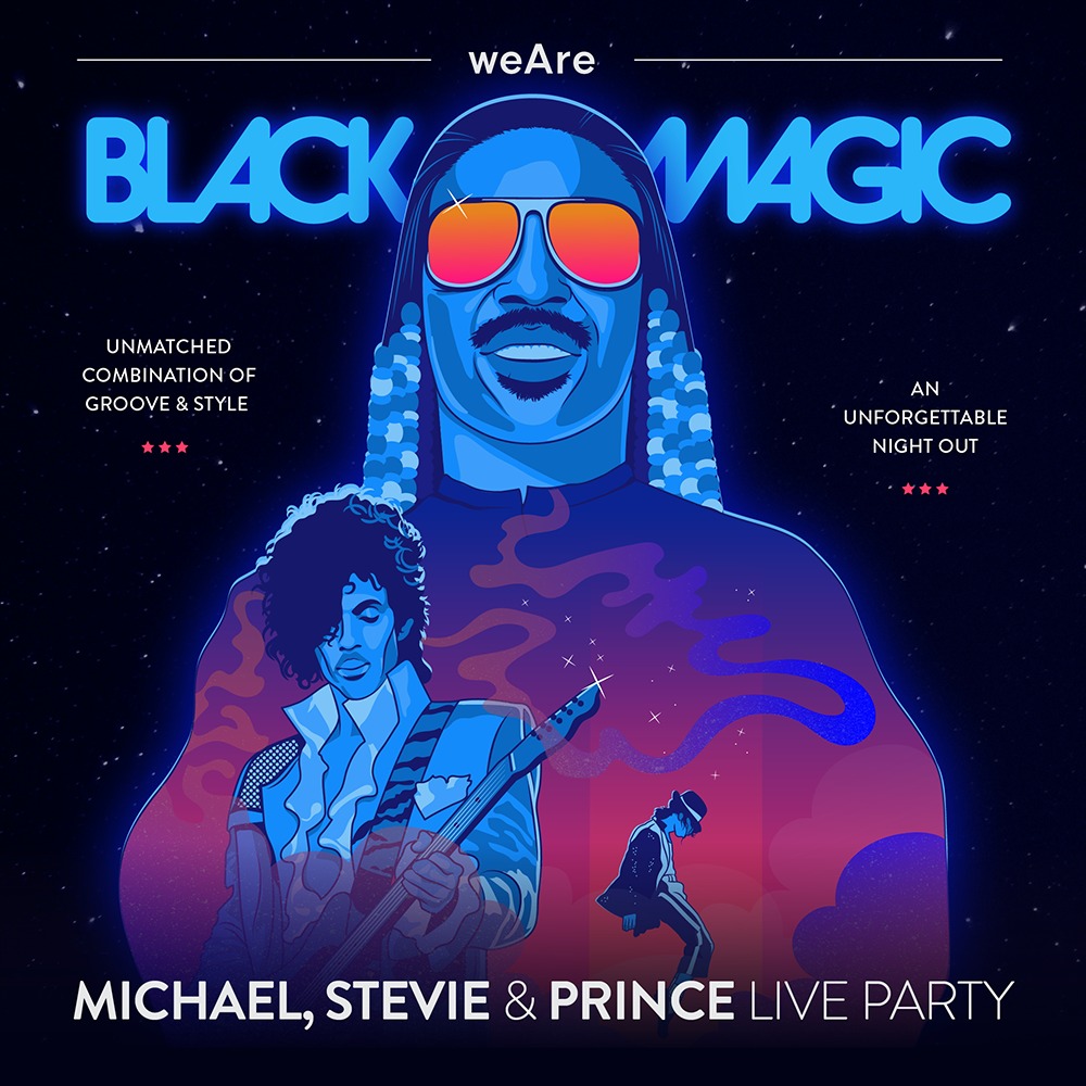 The Black Magic — מחווה למייקל ג’קסון, סטיבי וונדר ופרינס