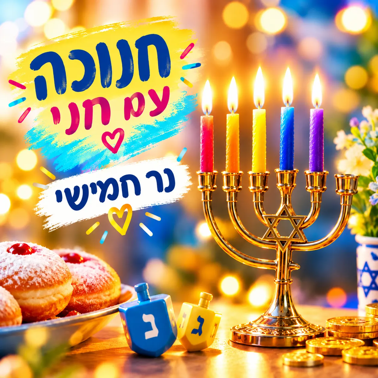 נר חמישי חנוכה עם חני!