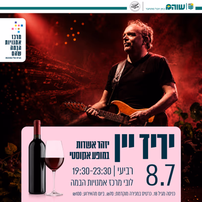 יריד יין- יזהר אשדות במופע אקוסטי