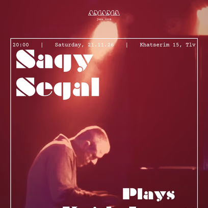*Sagy Segal – Plays Keith Jarrett & More*
