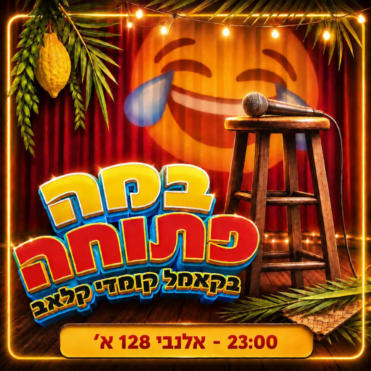 ערב במה פתוחה!