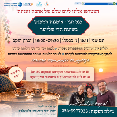 כנס זוגי -אומנות המפגש בשיטת הדי שלייפר