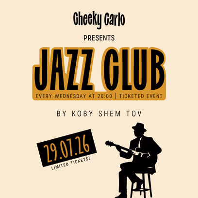 Cheeky Carlo presents- Itay Amir Trio — Israeli Jazz