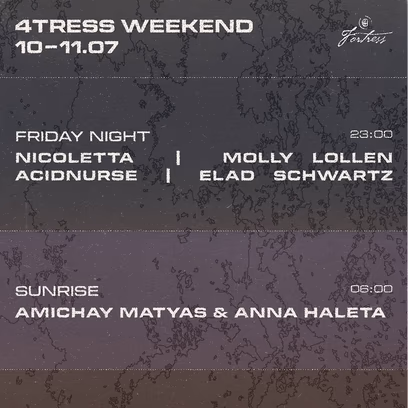 4TRESS Weekend: Friday Night — Fourth Floor Club