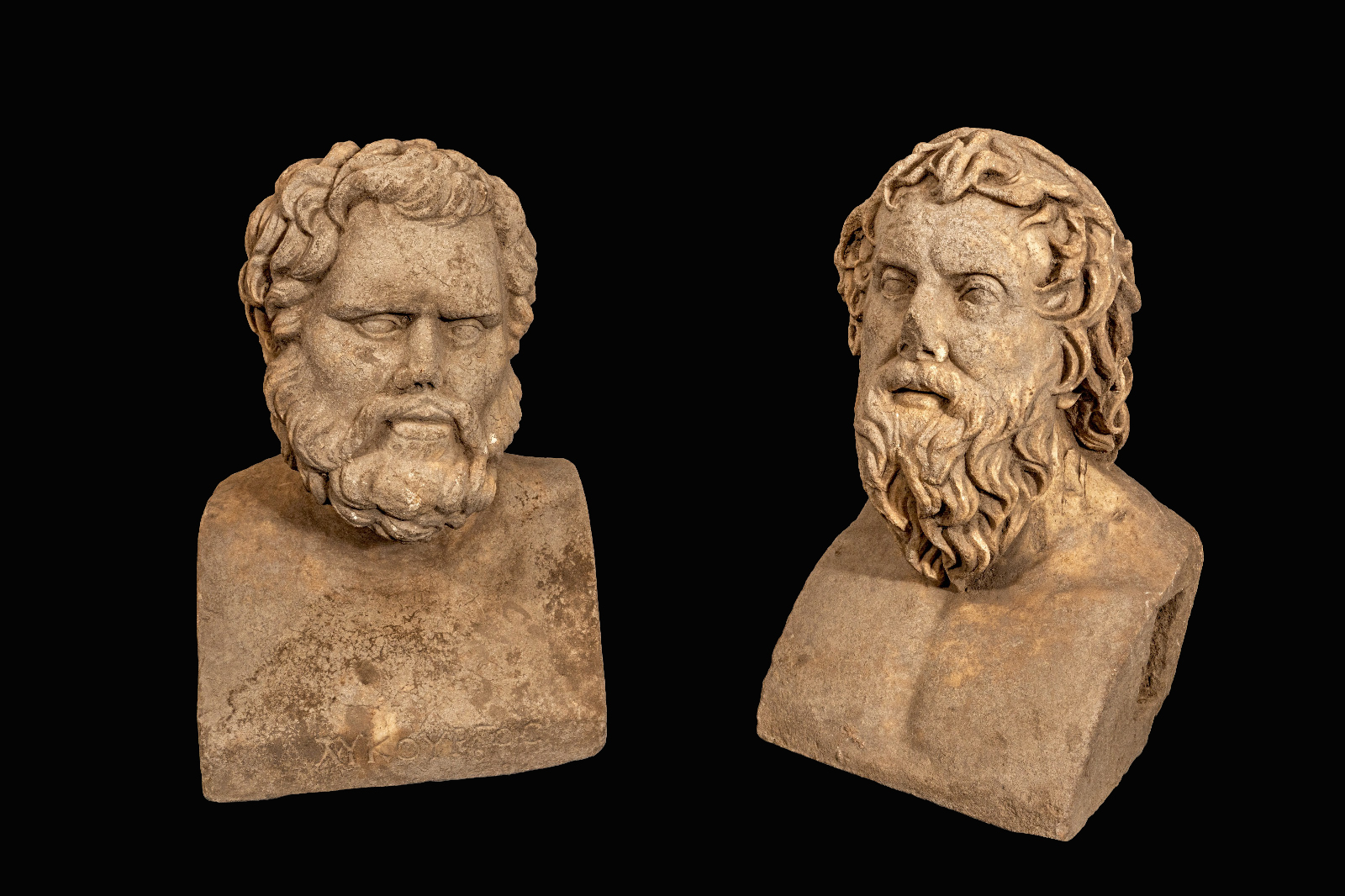 Special Exhibit: Two Roman portrait herms