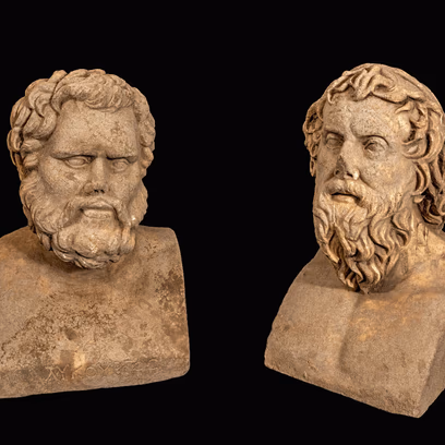 Special Exhibit: Two Roman portrait herms