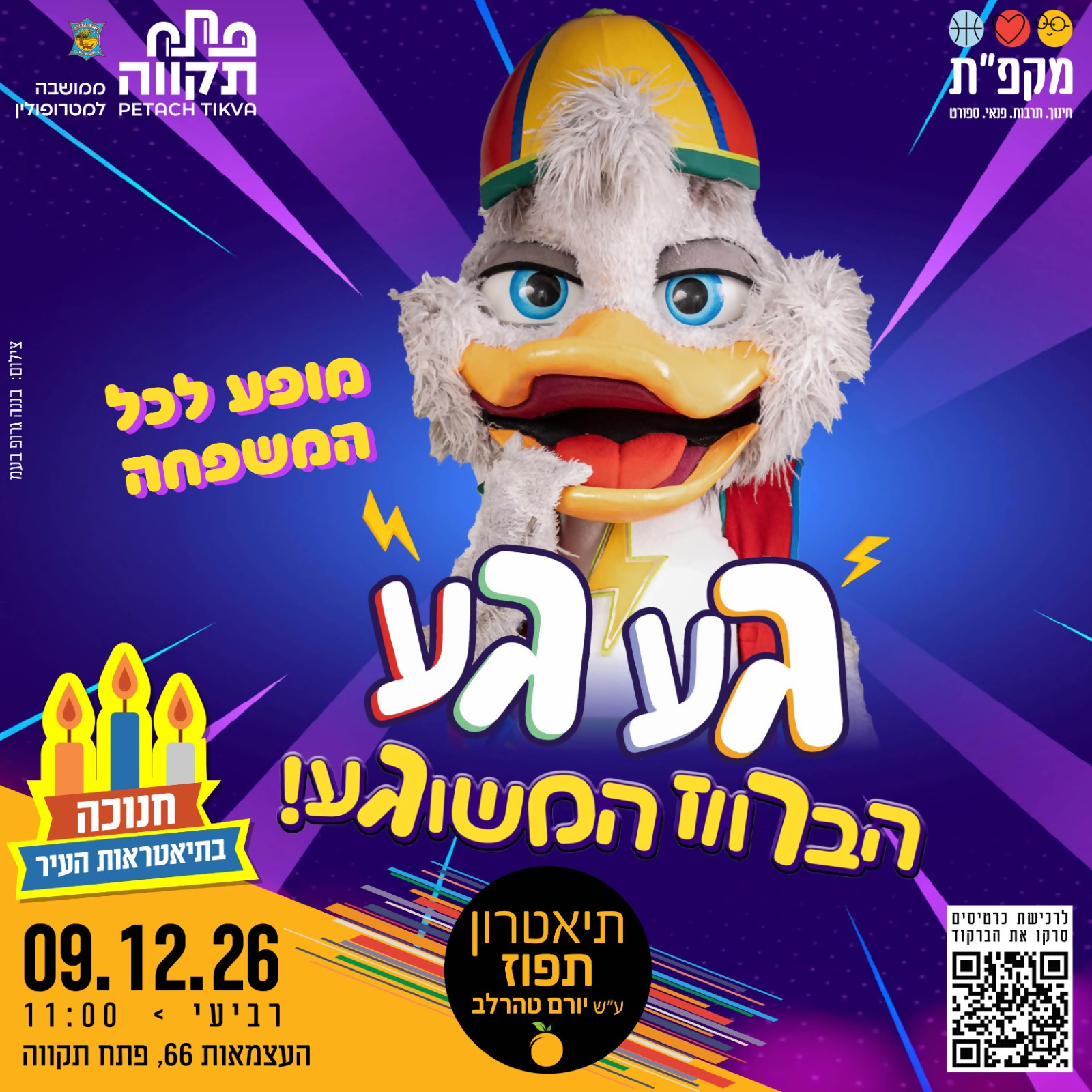געגע הברווז המשוגע (מבית קוגמלו) בתאטרון תפוז