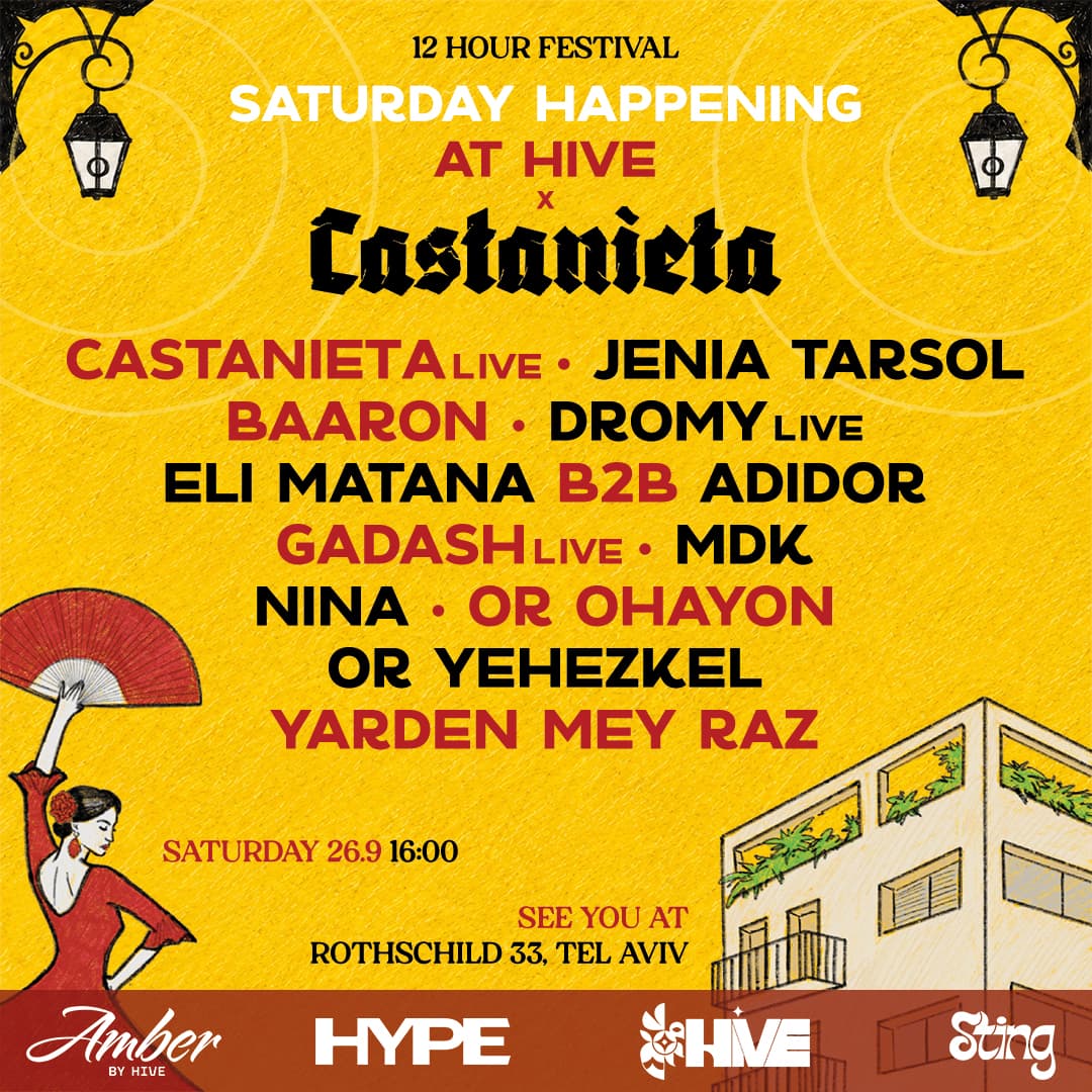 Saturday Happening at Hive x Castanieta
