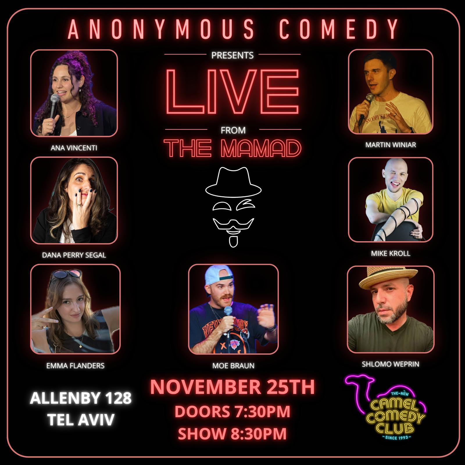 Anonymous Comedy — Live from the Mamad