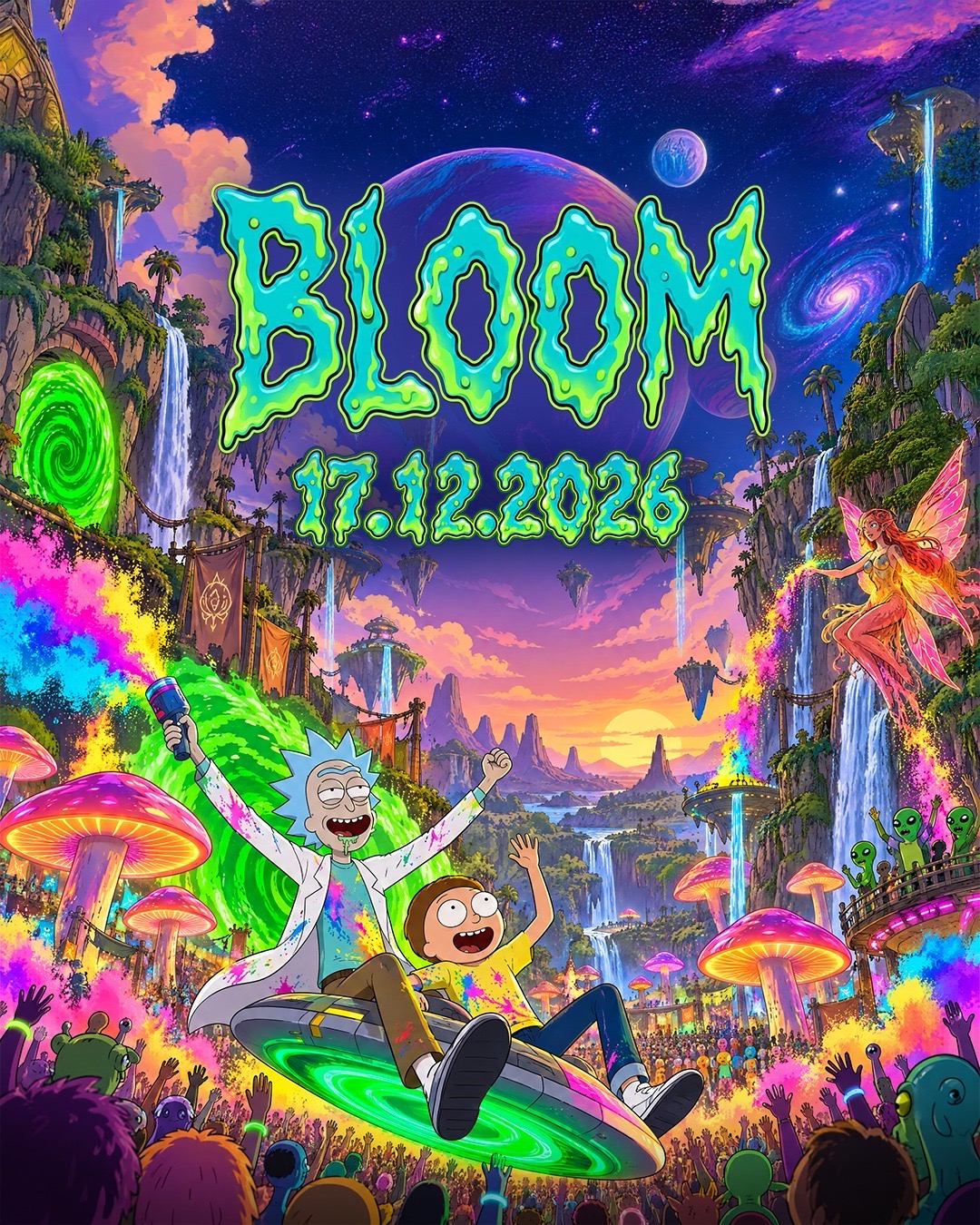 Bloom Festival | Rick & Morty Edition