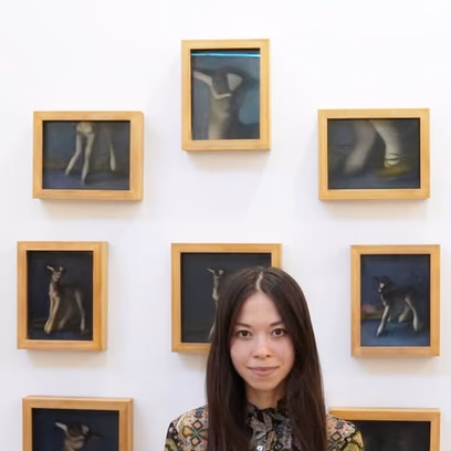 Veronika Fedorova at Fresh Paint art fair