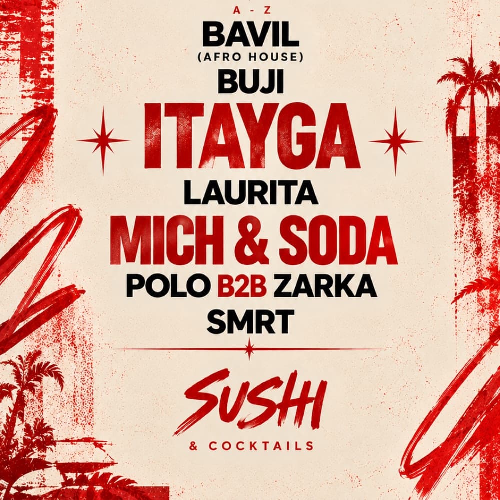 Monday | John Doe X Sushi & Cocktails