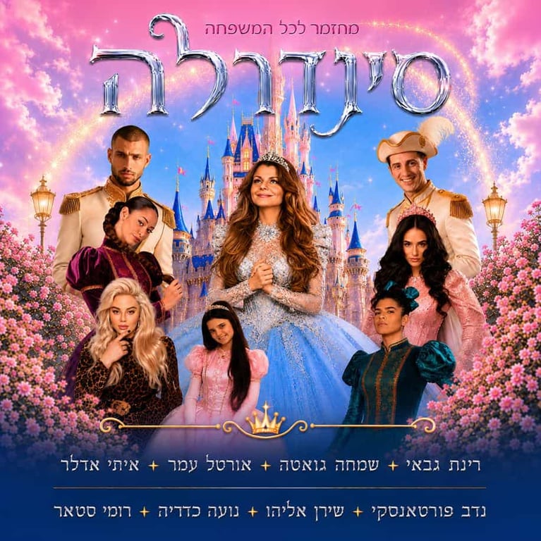 סינדרלה בכיכובה של רינת גבאי – קיץ 2026