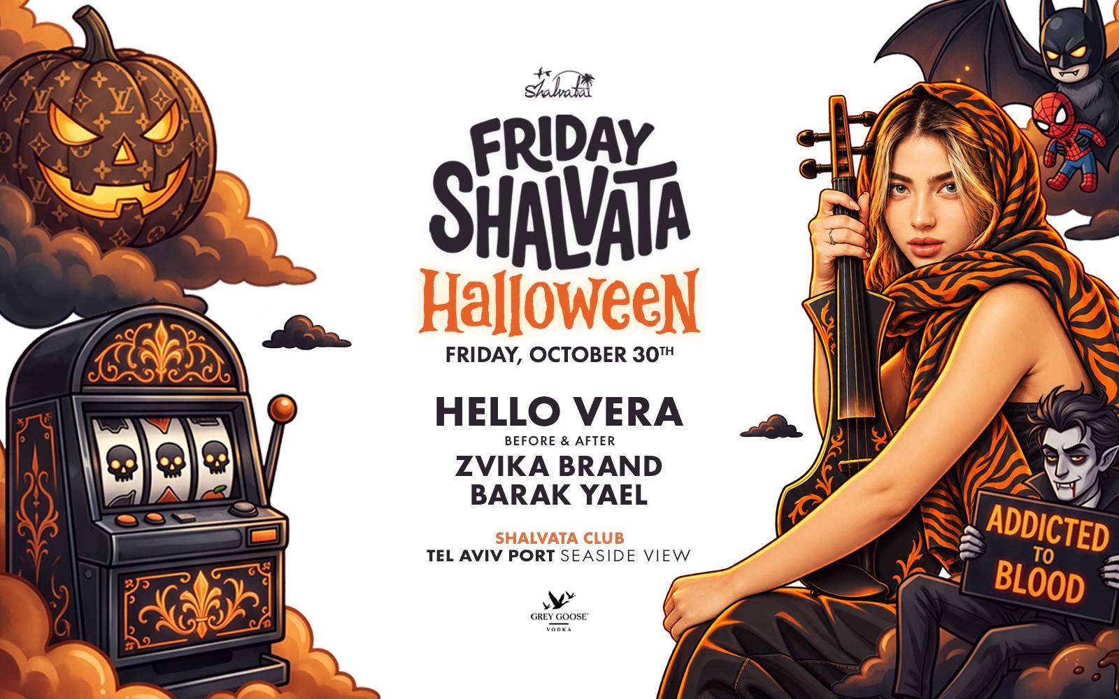 Friday Shalvata MainStream | Halloween Edition Hosting: Hello Vera Live Show 30.10