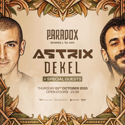 Astrix × Dekel 01.10 | Sukkot