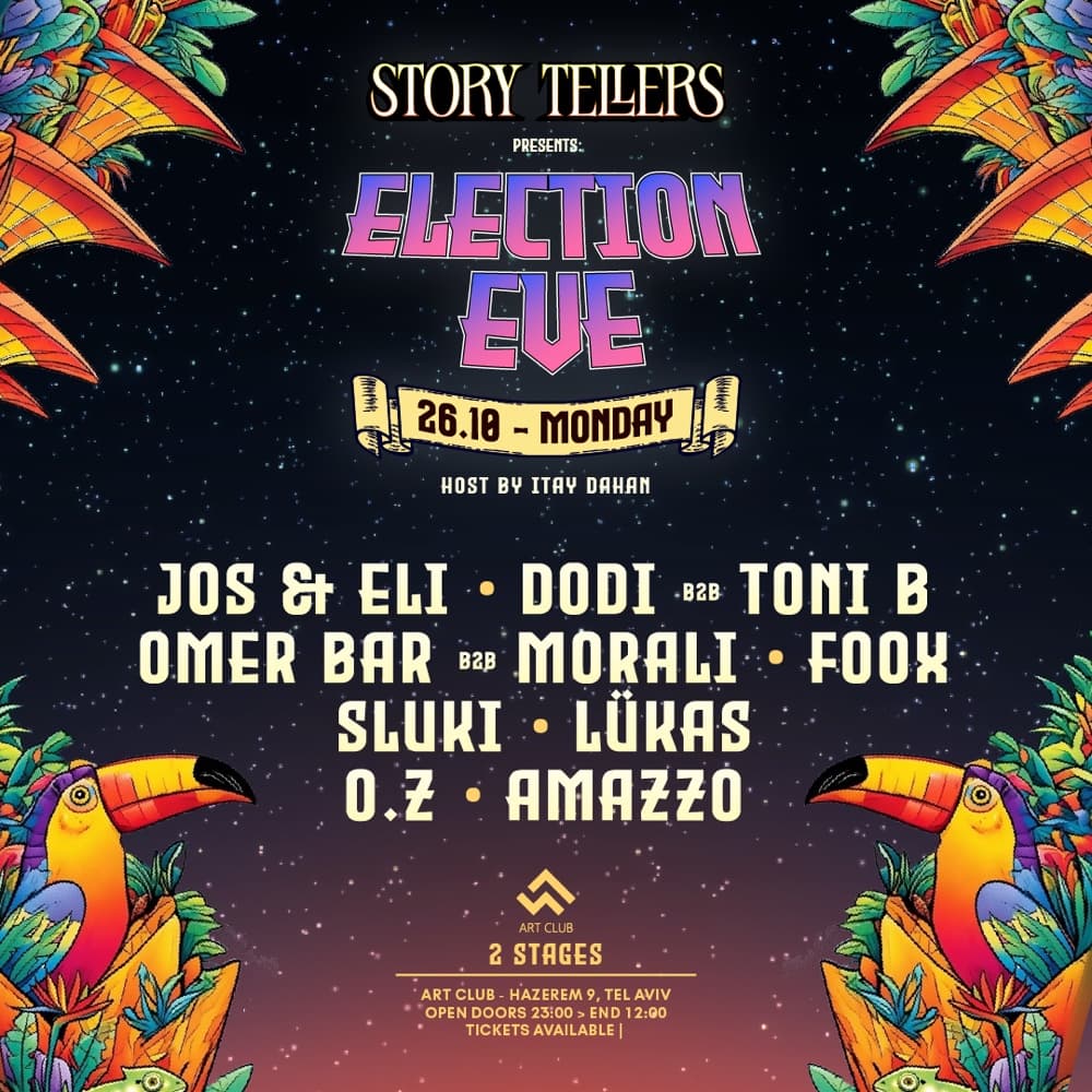 Story Tellers: Election Eve 26.10