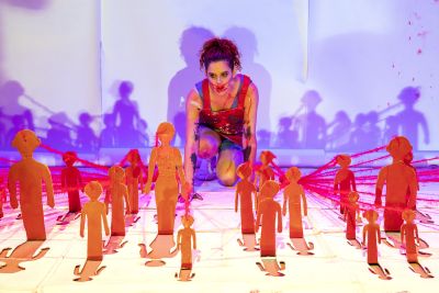 דף חלק תיאטרון - ציור