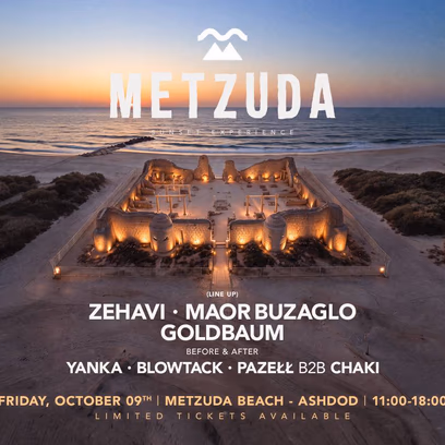 Metzuda: Friday Noon 9.10