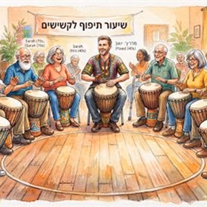 מעגל תיפוף במועדון היימס